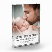 Bloc Photo Jour J'Ai Rencontré Mon Papa Première Fête des pèr (Gauche)