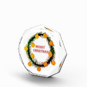 Bloc Photo Joyeuse couronne de Noël (Droite)