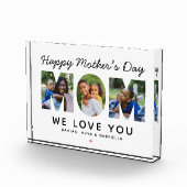 Bloc Photo Joyeuse Fête des mères Maman Collage personnalisé (Droite)