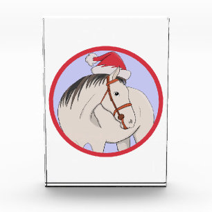Bloc Photo Joyeux Cheval de Noël