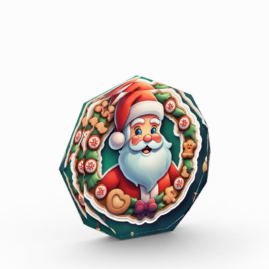 Bloc Photo Joyeux Noël Père Noël (Gauche)