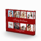 Bloc Photo Joyeux Noël Script Calligraphie | Collage de photo (Droite)