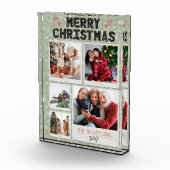 Bloc Photo Joyeux Noël vert 5 Photo Famille Noël (Droite)