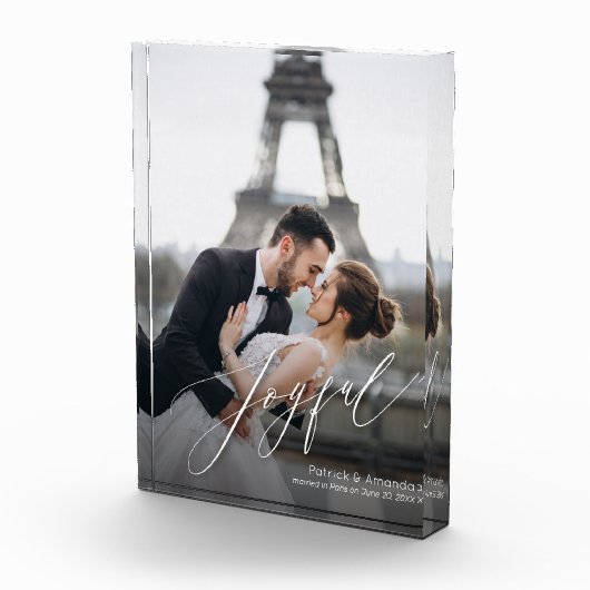 Bloc Photo Joyeux Script (Droite)