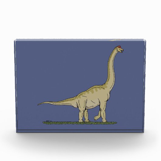Bloc Photo Jurassique Dinosaure Brachiosaurus (Devant)