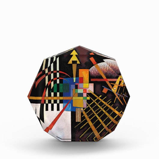 Bloc Photo Kandinsky peinture Abstraite oeuvre classique (Devant)