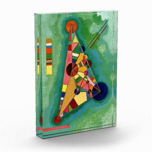 Bloc Photo Kandinsky - Triangle multicolore (Gauche)