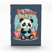 Bloc Photo Kawaii Panda Pajama Party Cosy Slepov esthétique (Devant)