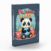 Bloc Photo Kawaii Panda Pajama Party Cosy Slepov esthétique (Gauche)