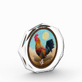 Bloc Photo Key West - Rooster tzigane Vintage ovale (Gauche)