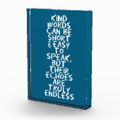 Bloc Photo Kind words (Droite)