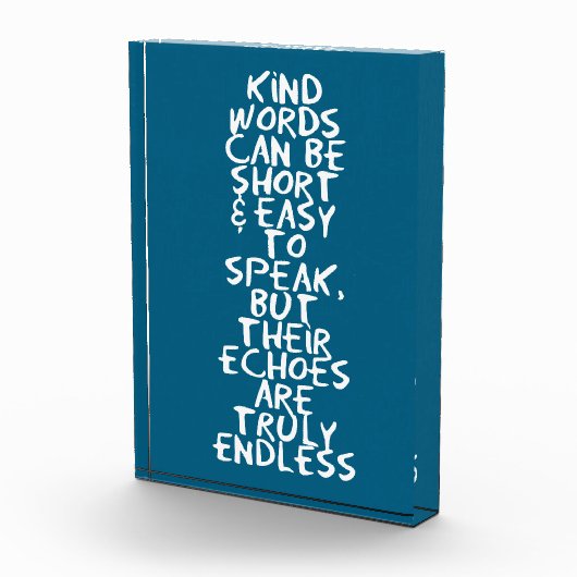 Bloc Photo Kind words (Droite)