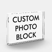 Bloc Photo La coutume a personnalisé le modèle de blanc de (Gauche)