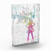 Bloc Photo La fille sans peur (aquarelle) (Gauche)