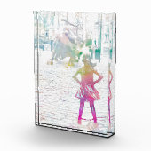 Bloc Photo La fille sans peur (aquarelle) (Droite)