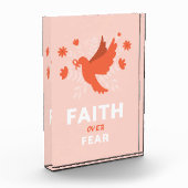 Bloc Photo La foi au-dessus de la peur - Bloc acrylique (Gauche)