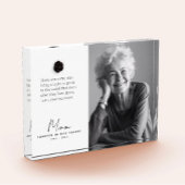 Bloc Photo La lumière reste | Photo personnalisée du Rose com