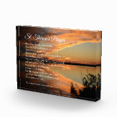 Bloc Photo La prière de St Theresa - photo de coucher du (Droite)