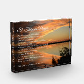 Bloc Photo La prière de St Theresa - photo de coucher du (Gauche)