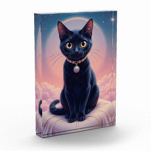 Bloc Photo La Reine Du Ciel De Chat Noir (Gauche)