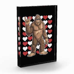 Bloc Photo La Saint-Valentin Bigfoot Cœurs Drôles d'amour Sas