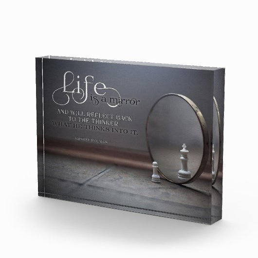 Bloc Photo La Vie Est Un Miroir (Droite)