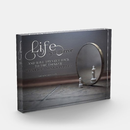 Bloc Photo La Vie Est Un Miroir (Gauche)