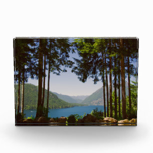 Bloc Photo Lac Cushman, Washington en été