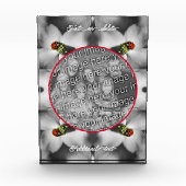 Bloc Photo Ladybug On Dogwood Personnalisé Ajouter Votre (Devant)