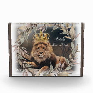 Bloc Photo Laisser le livre photo Lion Roar