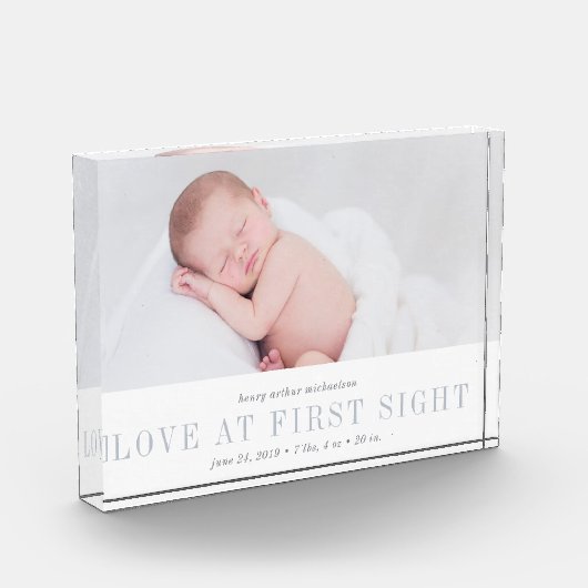 Bloc Photo L'amour à première vue | Bébé (Gauche)