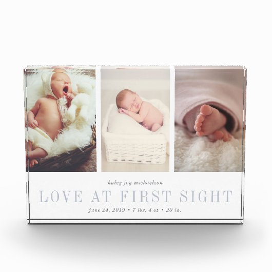 Bloc Photo L'amour à première vue | Bébé (Devant)