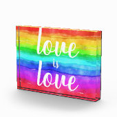 Bloc Photo L'amour est l'amour Rainbow Pride (Droite)