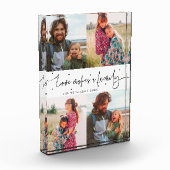 Bloc Photo L'amour fait une famille - Script Moderne (Gauche)