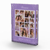 Bloc Photo Lavender Photo Collage Keepsaké Quinceanera (Droite)