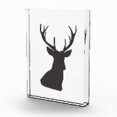 Bloc Photo Le cerf Silhouette Silhouette animal sauvage Postc (Droite)