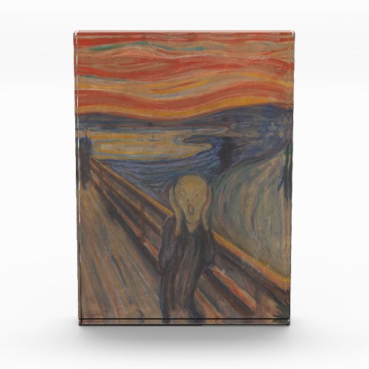 Bloc Photo Le cri de la nature par Edvard Munch 1893 (Devant)