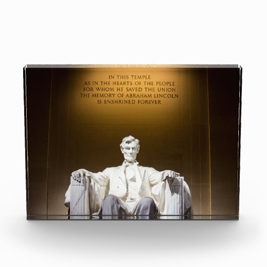 BLOC PHOTO LE LINCOLN MEMORIAL (Devant)