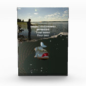 Bloc Photo Le pêcheur . Bonne pêche (Devant)