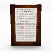 Bloc Photo Les 13 principes de la foi juive de Rambam Red-Ora (Devant)