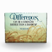 Bloc Photo Les différences peuvent être une force (Devant)