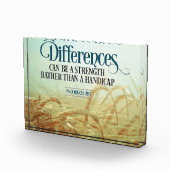 Bloc Photo Les différences peuvent être une force (Droite)