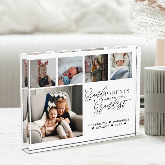 Bloc Photo Les grands-parents font de la vie le plus grand co