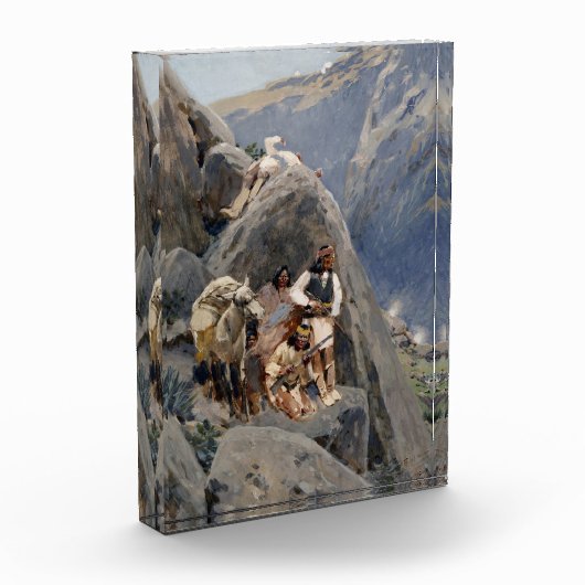 Bloc Photo Les guerriers d'Apache : une embuscade sur la cava (Gauche)