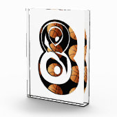 Bloc Photo Les Joueurs De Basketball Numéro Huit Avec Basketb (Droite)