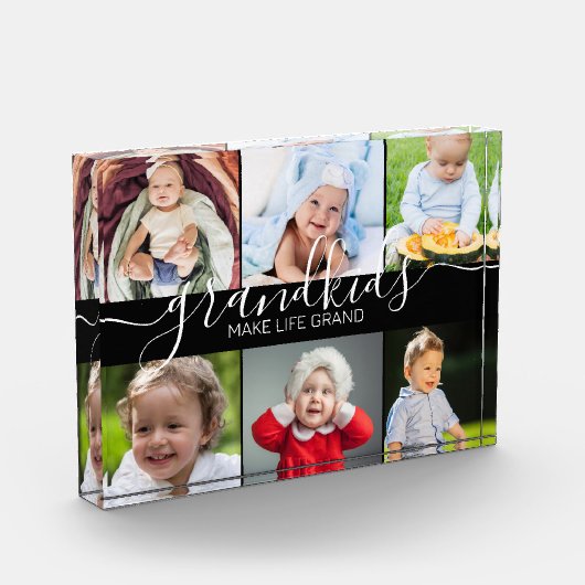 Bloc Photo Les petits font la vie grand | 6 Collage photo (Gauche)