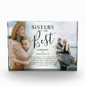 Bloc Photo Les "SOEURS" modernes sont les meilleurs gardiens (Devant)