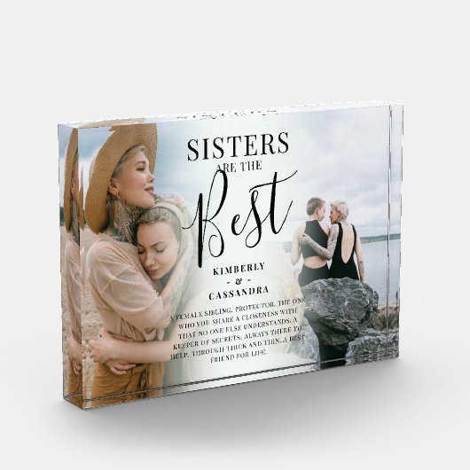 Bloc Photo Les "SOEURS" modernes sont les meilleurs gardiens (Gauche)