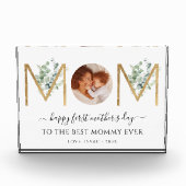 Bloc Photo Lettres de la première fête des mères Blocage phot (Devant)