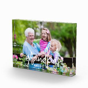 Bloc Photo Lettres Modernes pour Petits-Enfants